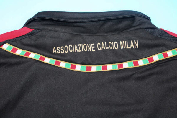 Shirt Collar Back, AC Milan 2011-2012 Away Short-Sleeve
