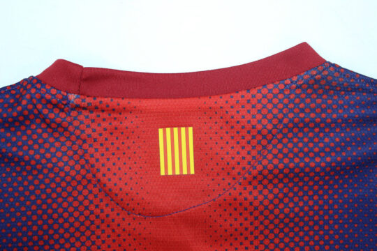 Shirt Collar Back, Barcelona 2012-2013 Home Long-Sleeve Jersey