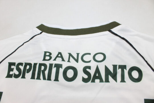 Shirt Collar Back, Sporting Lisbon 2001-2002 Home Long-Sleeve Jersey