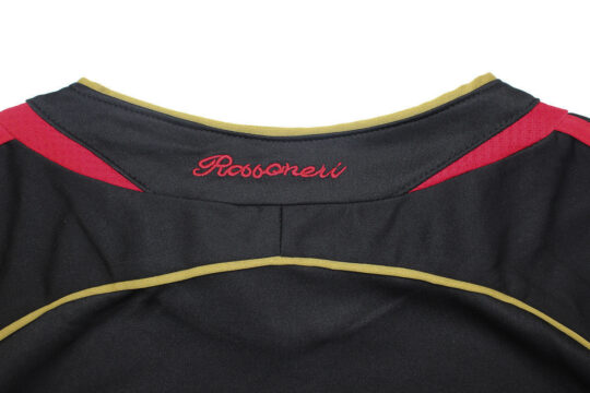 Shirt Collar Back, AC Milan 2006-2007 Third Long-Sleeve Jersey