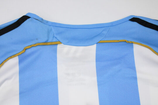 Shirt Collar Back, Argentina 2006 World Cup Home Long-Sleeve Jersey