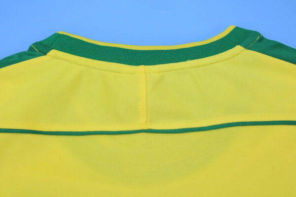 Shirt Collar Back, Brazil 1998 Home Long-Sleeve Kit
