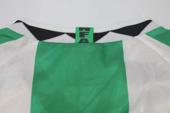 Shirt Collar Back, Nigeria 1996-1998 Away Short-Sleeve Jersey