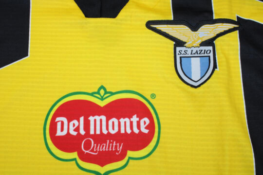 Shirt Front Closeup, Lazio 1998-1999 European Home Short-Sleeve Jersey