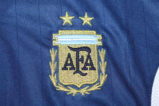 Argentina Emblem, Argentina 2006 World Cup Away Short-Sleeve Jersey