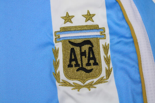 Argentina Emblem, Argentina 2006 World Cup Home Long-Sleeve Jersey