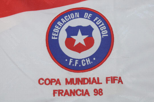 Shirt Chile Emblem, Chile 1998 World Cup Away Short-Sleeve Jersey