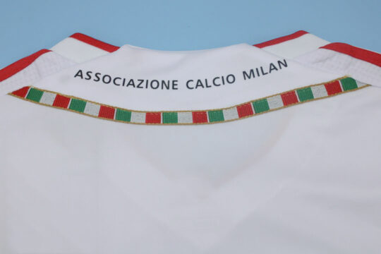 Shirt Collar Back, AC Milan 2011-2012 Away Short-Sleeve