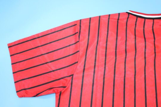 Shirt Sleeve, Glasgow Rangers 1994-1995 Away Red Short-Sleeve Kit