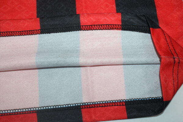 Shirt Opening, AC Milan 1988-1990 Home Short-Sleeve Jersey, Kit