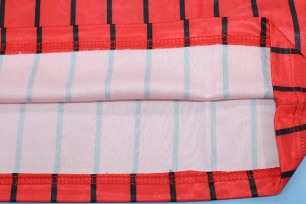 Shirt Opening, Glasgow Rangers 1994-1995 Away Red Short-Sleeve Kit