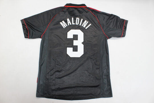 Maldini Nameset, AC Milan 1998-2000 Third Short-Sleeve Jersey