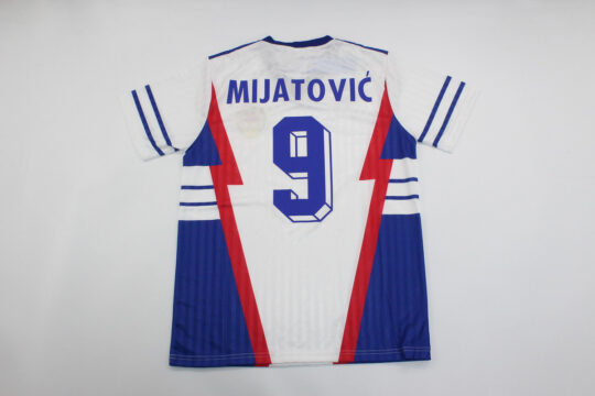 Mijatovic Nameset, Yugoslavia 1990 Away Short-Sleeve Jersey
