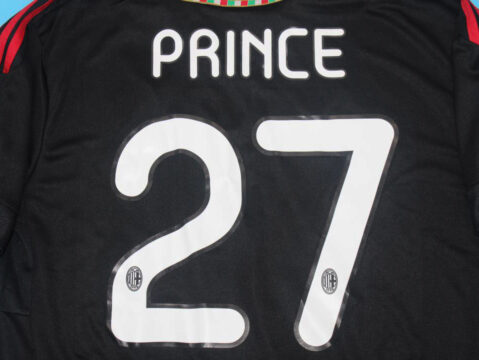 Prince Nameset, AC Milan 2011-2012 Away Short-Sleeve