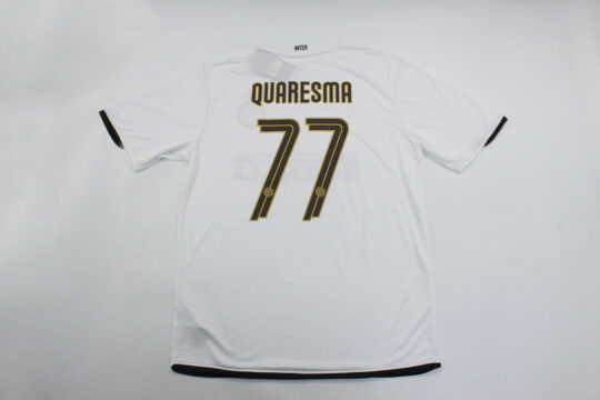 Quaresma Nameset - Inter Milan 2008-2009 Away Short-Sleeve Jersey