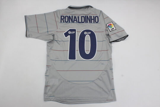 Ronaldinho Nameset - Barcelona 2003-2005 Away & Third Short-Sleeve Jersey