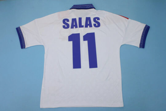 Salas Nameset, Chile 1998 World Cup Away Short-Sleeve Jersey