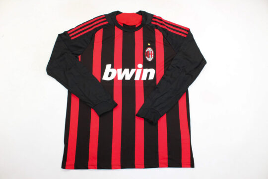 Shirt Front - AC Milan 2008-2009 Home Short-Sleeve Jersey