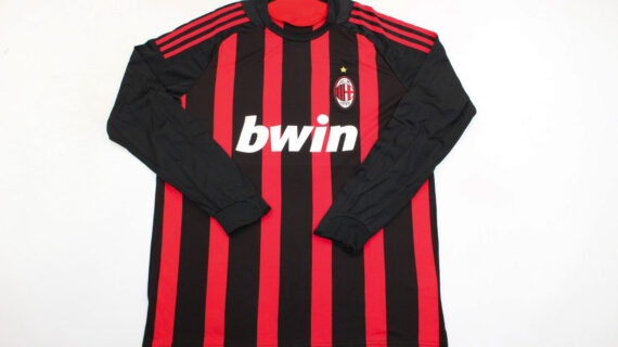 Shirt Front - AC Milan 2008-2009 Home Short-Sleeve Jersey