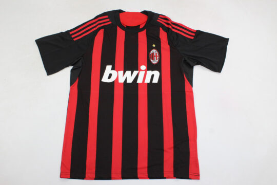 Shirt Front - AC Milan 2008-2009 Home Short-Sleeve Jersey