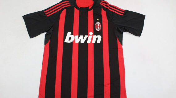 Shirt Front - AC Milan 2008-2009 Home Short-Sleeve Jersey