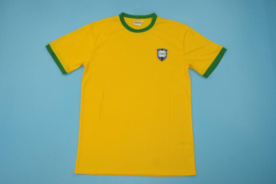 Shirt Front, Brazil 1970 Home Short-Sleeve Jersey