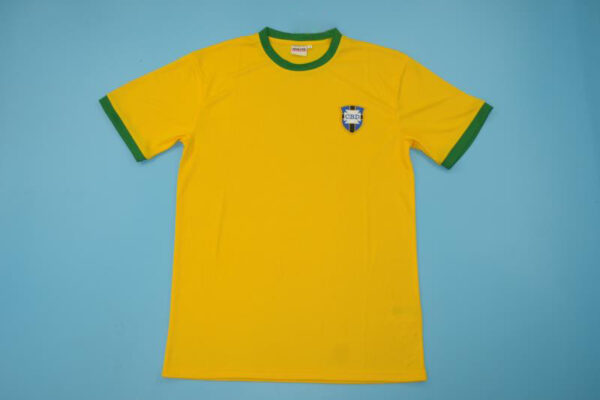 Shirt Front, Brazil 1970 Home Short-Sleeve Jersey