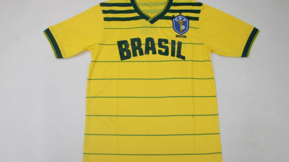 Shirt Front - Brazil 1984 Olympics Home Short-Sleeve Jersey