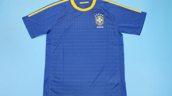 Shirt Front - Brazil 2010 Away Short-Sleeve Jersey