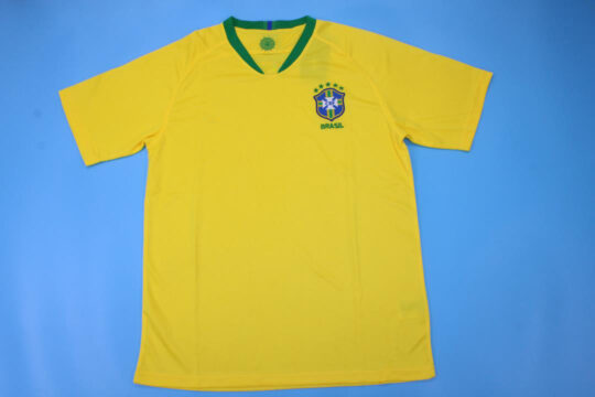 Shirt Front - Brazil 2018 Home Short-Sleeve Jersey