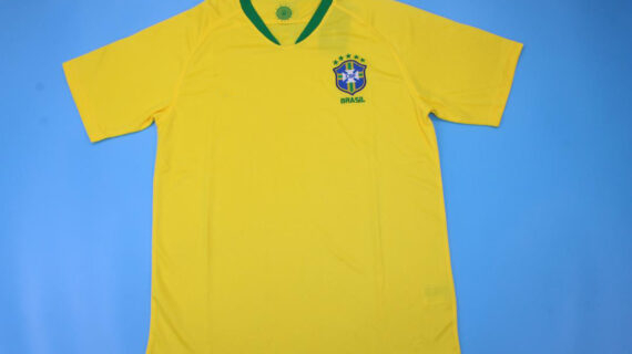 Shirt Front - Brazil 2018 Home Short-Sleeve Jersey