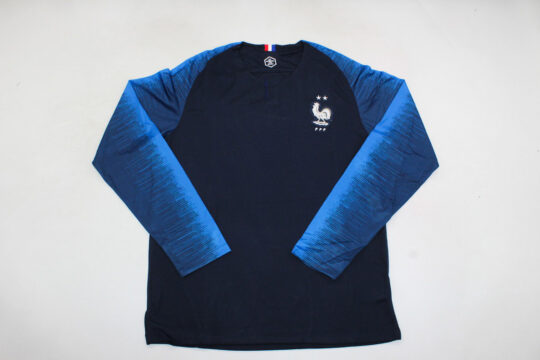 Shirt Front - France 2018 Home Long-Sleeve Jersey