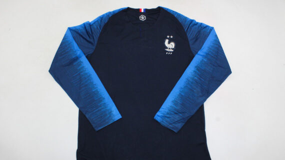 Shirt Front - France 2018 Home Long-Sleeve Jersey