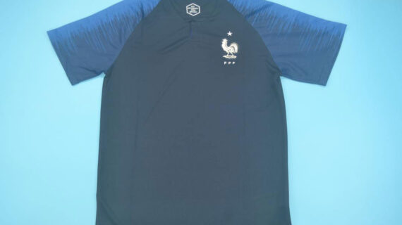 Shirt Front - France 2018 Home Short-Sleeve Jersey