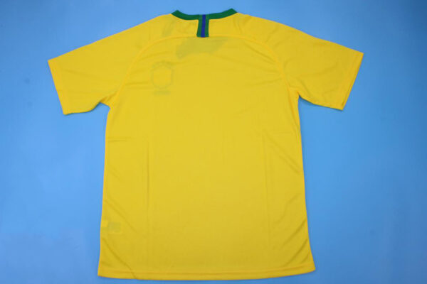 Shirt Back Blank - Brazil 2018 Home Short-Sleeve Jersey