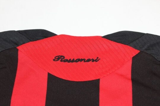 Shirt Collar Back - AC Milan 2008-2009 Home Short-Sleeve Jersey