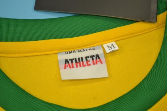 Shirt Collar Front, Brazil 1970 Home Short-Sleeve Jersey