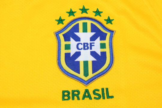 Brazil Emblem - Brazil 2010 Home Short-Sleeve Jersey