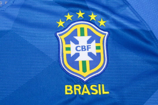 Brazil Emblem - Brazil 2018Away Short-Sleeve Jersey