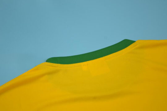 Shirt Collar Back, Brazil 1970 Home Short-Sleeve Jersey