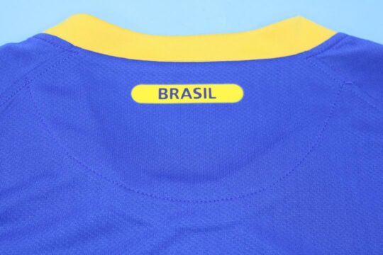 Shirt Collar Back - Brazil 2010 Away Short-Sleeve Jersey