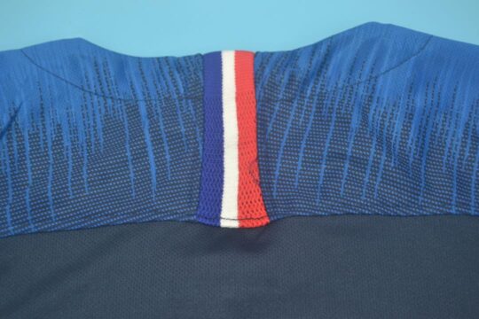 Shirt Collar Back - France 2018 Home Short-Sleeve Jersey