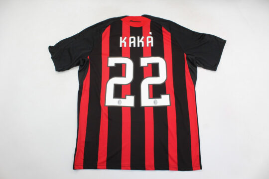 Kaka Nameset - AC Milan 2008-2009 Home Short-Sleeve Jersey