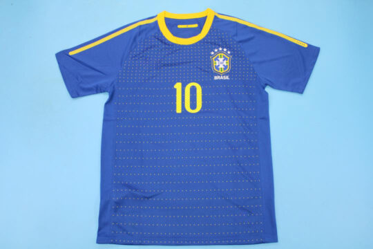 Kaka Nameset Front - Brazil 2010 Away Short-Sleeve Jersey