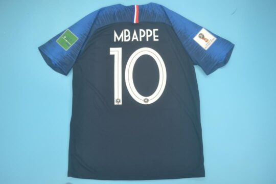 Mbappe Nameset - France 2018 Home Short-Sleeve Jersey