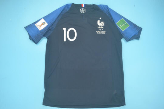 Mbappe Nameset Front - France 2018 Home Short-Sleeve Jersey