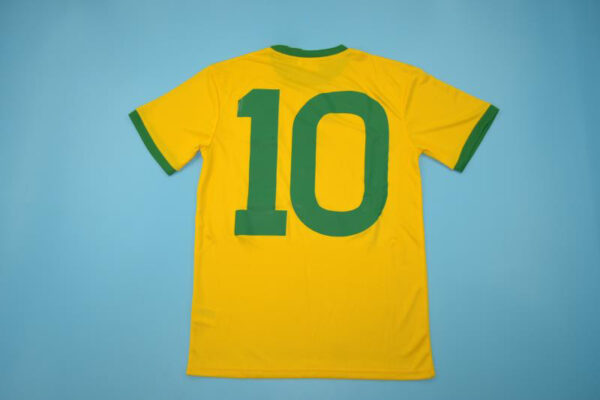 Brazil 1970 Home Short Sleeve Football Shirt [As worn by Carlos Alberto, Jairzinho & Pelé] - Image 8