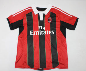 Shirt Front - AC Milan 2012-2013 Home Short-Sleeve Jersey