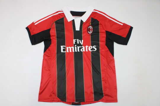 Shirt Front - AC Milan 2012-2013 Home Short-Sleeve Jersey