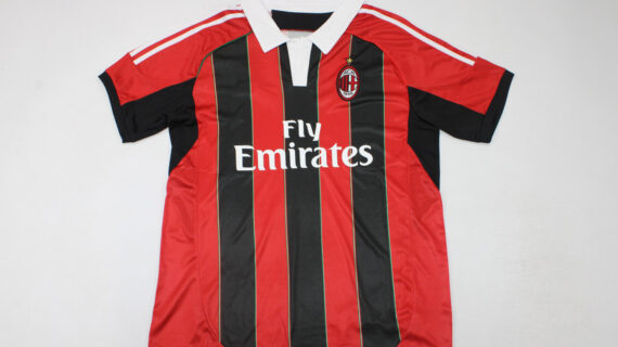 Shirt Front - AC Milan 2012-2013 Home Short-Sleeve Jersey